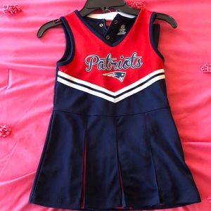 Patriots Cheerleader Dress with bloomies